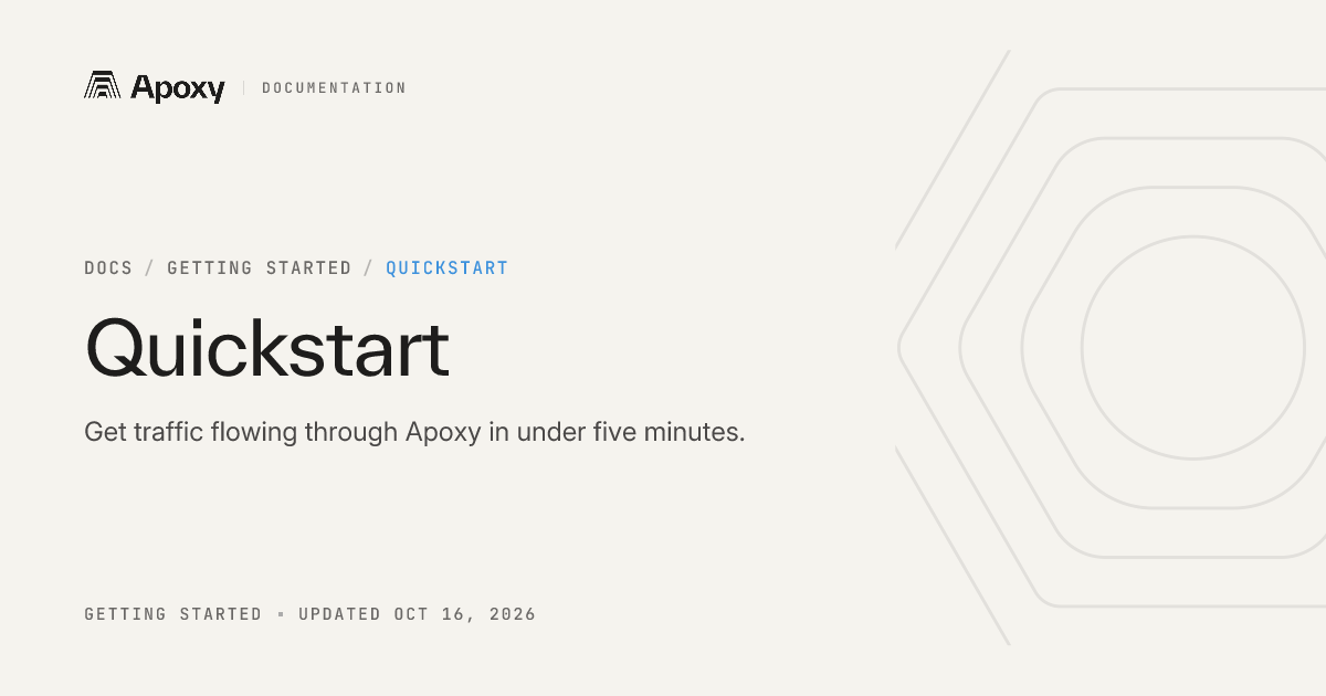 Quickstart — Apoxy Docs